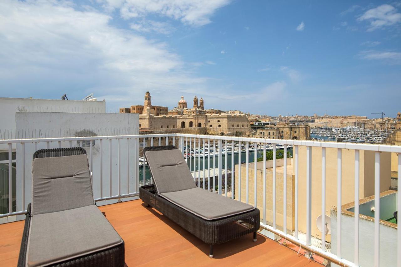 Traditional & Modern Maltese Townhouse - Rooftop Terrace And Sea Views, Close To Birgu Waterfront Cospicua Exterior photo